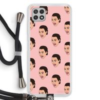 Ugly Cry Call: Samsung Galaxy A22 4G Transparant Hoesje met koord