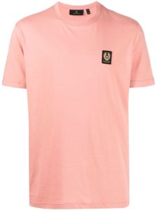 Belstaff t-shirt en coton à logo appliqué - Rose