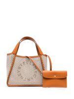 Stella McCartney sac cabas à logo brodé - Marron