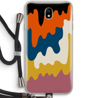 Baar A: Samsung Galaxy J7 (2017) Transparant Hoesje met koord