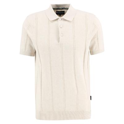 Heren Polo knitted Wellburn Oatmeal