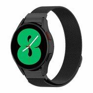 Samsung Galaxy watch 7 / Galaxy Watch FE - 40mm & 44mm - Milanese bandje (ronde connector) - Zwart