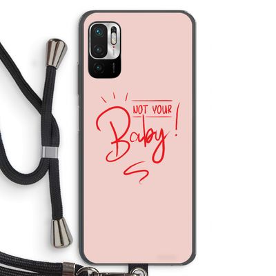 Not Your Baby: Xiaomi Redmi Note 10 5G Transparant Hoesje met koord