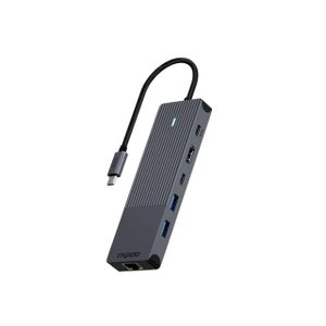 Rapoo 6-in-1 USB-C Multiport Adapter USB-C dockingstation Geschikt voor merk (dockingstation): Universeel USB-C Power Delivery