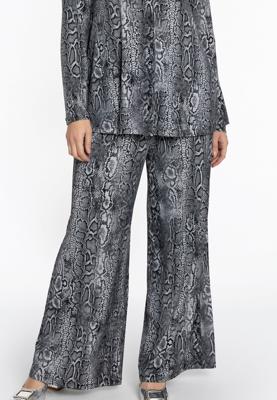 Yoek Wijde broek | Grijs | Maat 42/44