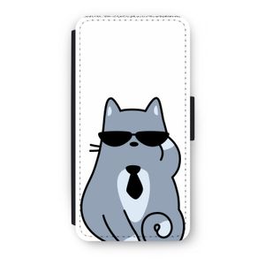 Cool cat: iPhone 7 Plus Flip Hoesje