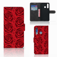 Huawei Nova 4 Hoesje Red Roses - thumbnail