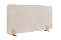 Legamaster ELEMENTS akoestisch bureauscherm 60x120cm soft beige (houder)