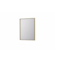 Spiegel INK SP32 60x4x80 cm Incl. Indirect LED-Verlichting Rondom en Spiegelverwarming Geborsteld Mat Goud