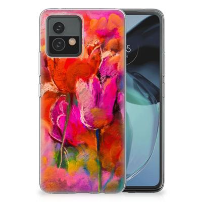 Smartphone hoesje Motorola Moto G72 Tulips Smartphone hoesje Motorola Moto G72 Tulips