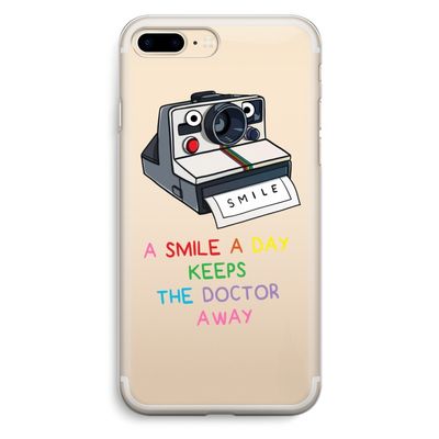 Smile: iPhone 7 Plus Transparant Hoesje
