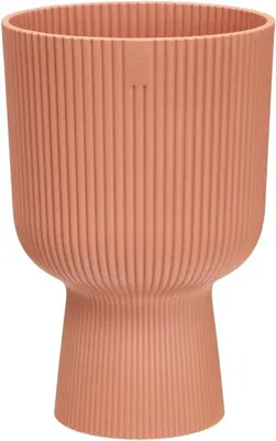 Elho vibes fold coupe bloempot 14 cm delicaat roze