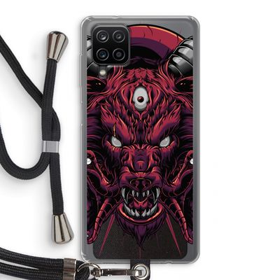 Hell Hound and Serpents: Samsung Galaxy A12 Transparant Hoesje met koord