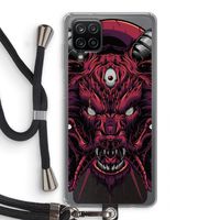 Hell Hound and Serpents: Samsung Galaxy A12 Transparant Hoesje met koord