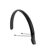 Eurofender achterspatbord lampo 58mm 28" zwart