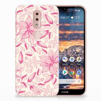 Nokia 4.2 TPU Case Pink Flowers