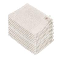 Walra Soft Cotton Washandjes 15 x 21 550gram Kiezel Grijs - 12 stuks