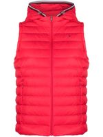 Tommy Hilfiger gilet zippé à logo - Rouge