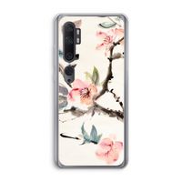 Japanse bloemen: Xiaomi Mi Note 10 Pro Transparant Hoesje
