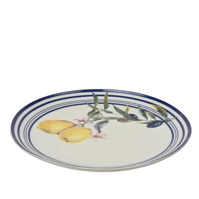 Decoris Bord citroen porselein dia20,3cm Decoris Bord citroen porselein dia20,3cm