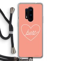 Best heart: OnePlus 8 Pro Transparant Hoesje met koord