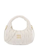 Miu Miu mini sac porté épaule Wander matelassé - Blanc - thumbnail