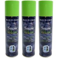 3x Kunst sneeuw glow in the dark 150 ml   -