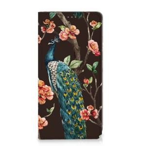 Samsung Galaxy S24 Hoesje maken Pauw met Bloemen