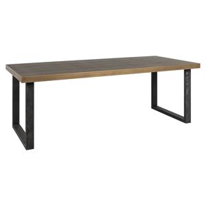 Richmond Eettafel Bloomville PU leer, 200 x 100cm - Bruin