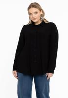 Yoek Blouse kort A-lijn | Zwart | Maat 58/60