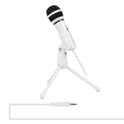 Yanmai SF-950 120 graden rotatie hoofd 3.5mm Jack Stereo Studio opnamemicrofoon kabel lengte: 1.3 m compatibel met PC en Mac voor Live uitgezonden S