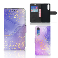 Hoesje voor Huawei P30 Watercolor Paars