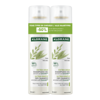 Klorane Capillaire Droogshampoo Haver Duo 2 x 150 ml Promo -50%