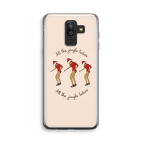 Jingle Ladies: Samsung Galaxy J8 (2018) Transparant Hoesje