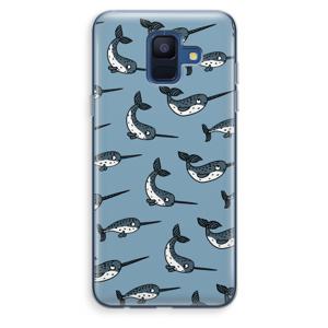 Narwhal: Samsung Galaxy A6 (2018) Transparant Hoesje