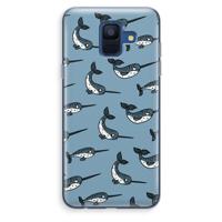 Narwhal: Samsung Galaxy A6 (2018) Transparant Hoesje