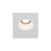 Gips inbouwspot rond randloos GU10 fitting 133mm