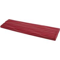 Creativ Company Stof, b: 145 cm, 140 gr, rood/wit, 10 m/ 1 rol