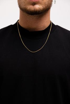 Qream Connell Ketting Heren Goud - Maat 55cm - Kleur: Goud | Soccerfanshop