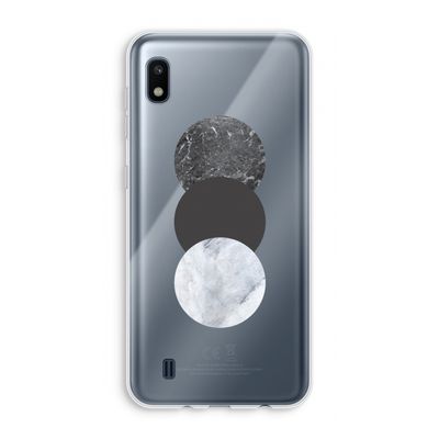 Marmeren cirkels: Samsung Galaxy A10 Transparant Hoesje