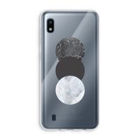 Marmeren cirkels: Samsung Galaxy A10 Transparant Hoesje