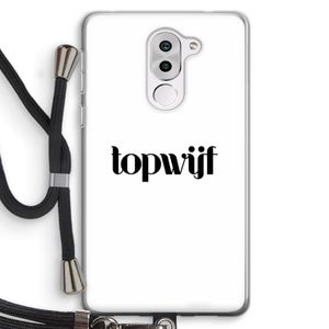 Topwijf Wit: Honor 6X Transparant Hoesje met koord