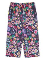 Marc Jacobs Kids pantalon à logo imprimé - Violet - thumbnail