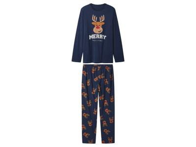 esmara Men Heren kerstpyjama (Marineblauw, L)