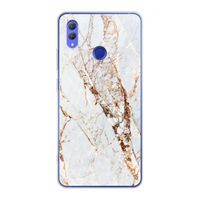 Goud marmer: Honor Note 10 Transparant Hoesje