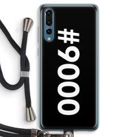 #9000: Huawei P20 Pro Transparant Hoesje met koord