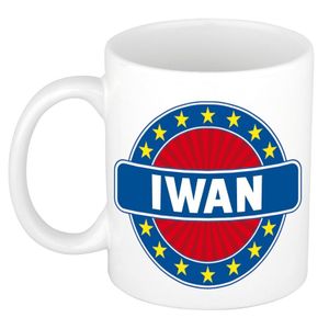 Iwan naam koffie mok / beker 300 ml