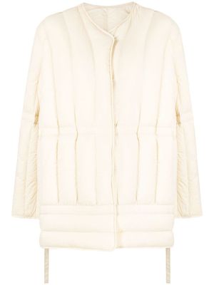 JNBY veste matelassée à design sans col - Blanc