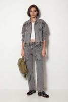 Spijkerjack met afneembare mouwen - BLACK - S