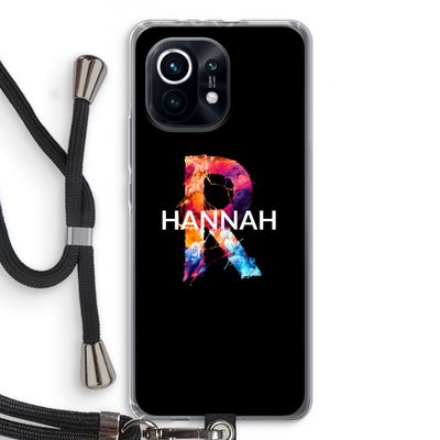 Abstract Spectrum: Xiaomi Mi 11 Transparant Hoesje met koord